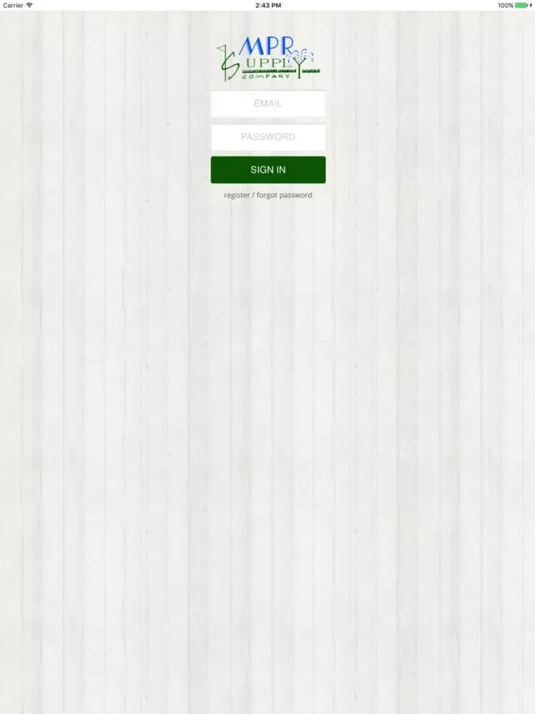 Скриншоты MPR Supply Company iPad 