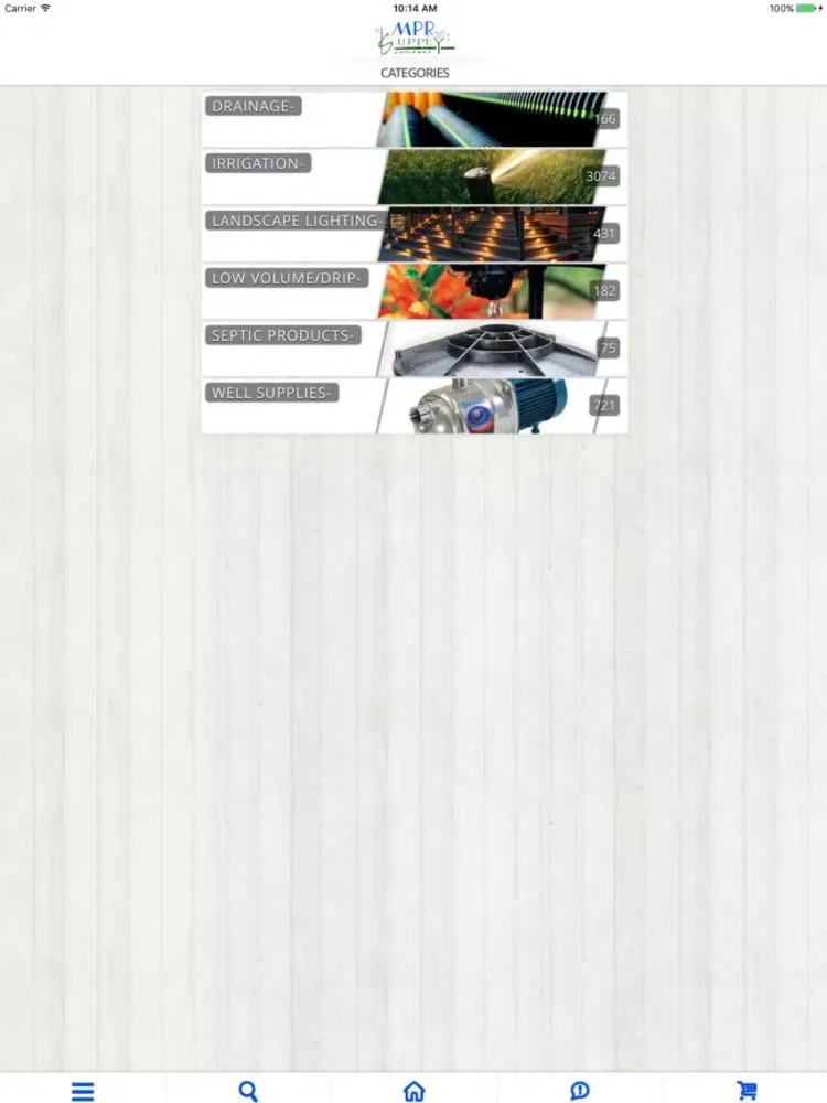 Скриншоты MPR Supply Company iPad 