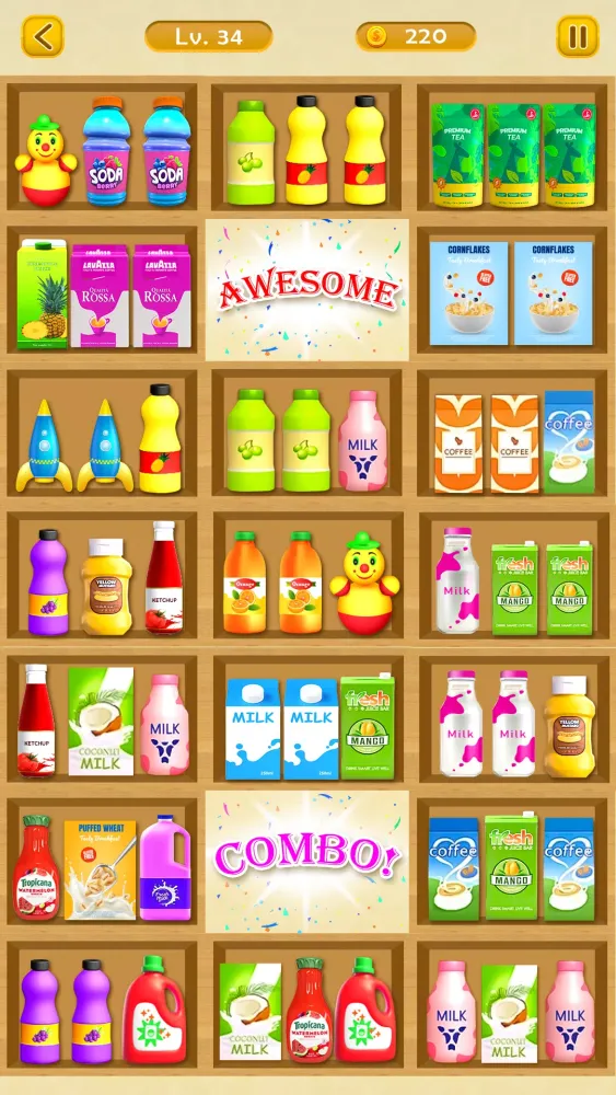 Triple Match: Items Sort Game Screenshots