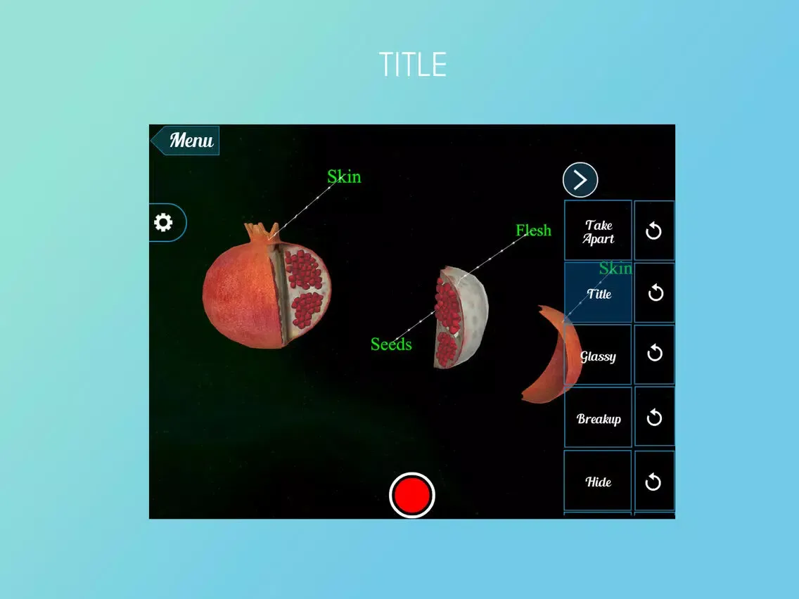 Ảnh chụp màn hình của VR Pomegranate iPad 