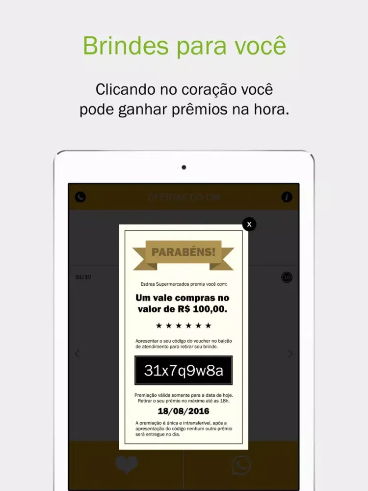Screenshot di Esdras Supermercados iPad 