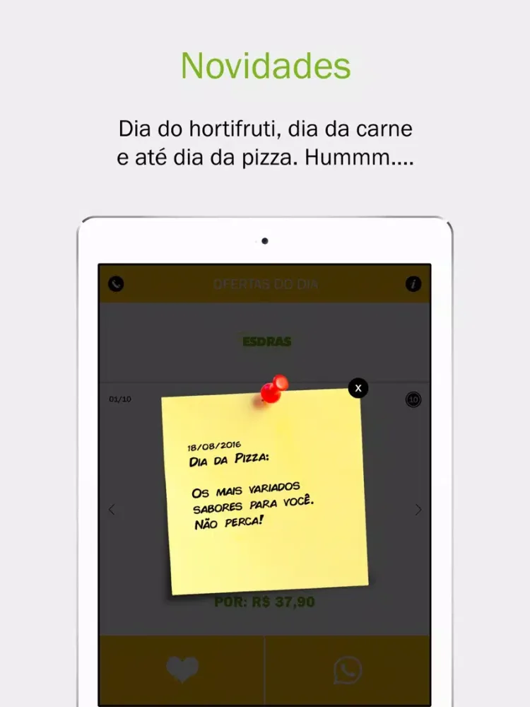 Screenshot di Esdras Supermercados iPad 