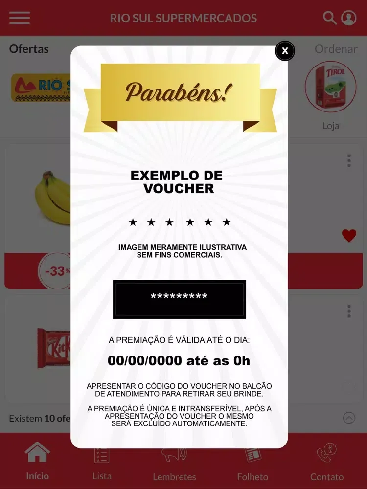 Rio Sul Supermercados iPad  Screenshots