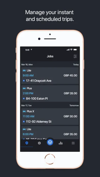 Vrum Driver App Screenshots