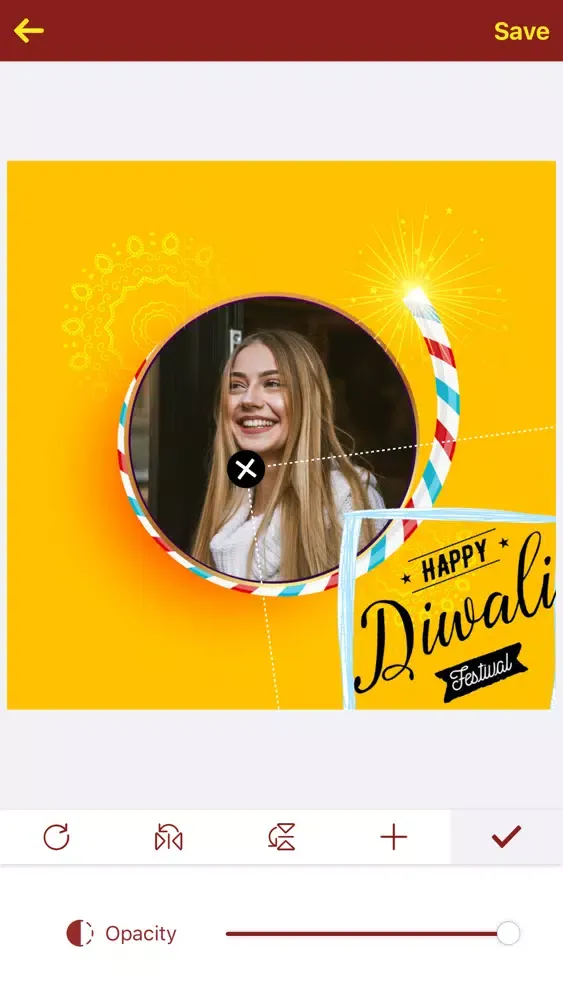 Diwali Photo Frame - DP Maker应用截图