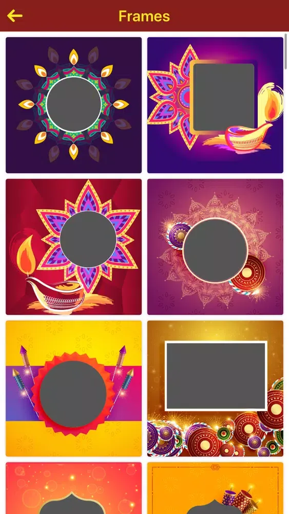 Diwali Photo Frame - DP Maker应用截图