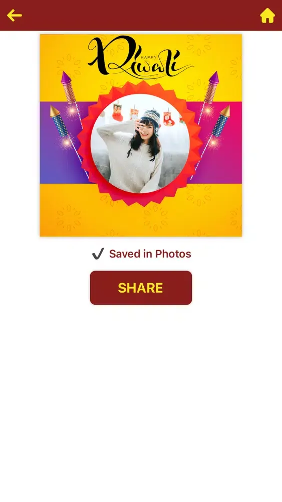 Diwali Photo Frame - DP Maker应用截图