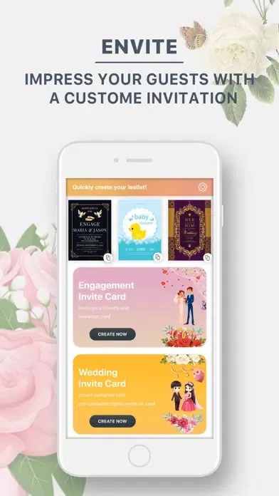 Tangkapan layar Invitation Maker Studio: RSVP