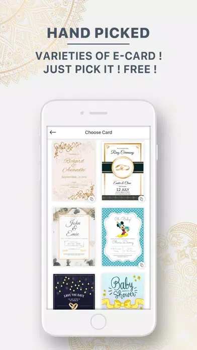 Tangkapan layar Invitation Maker Studio: RSVP