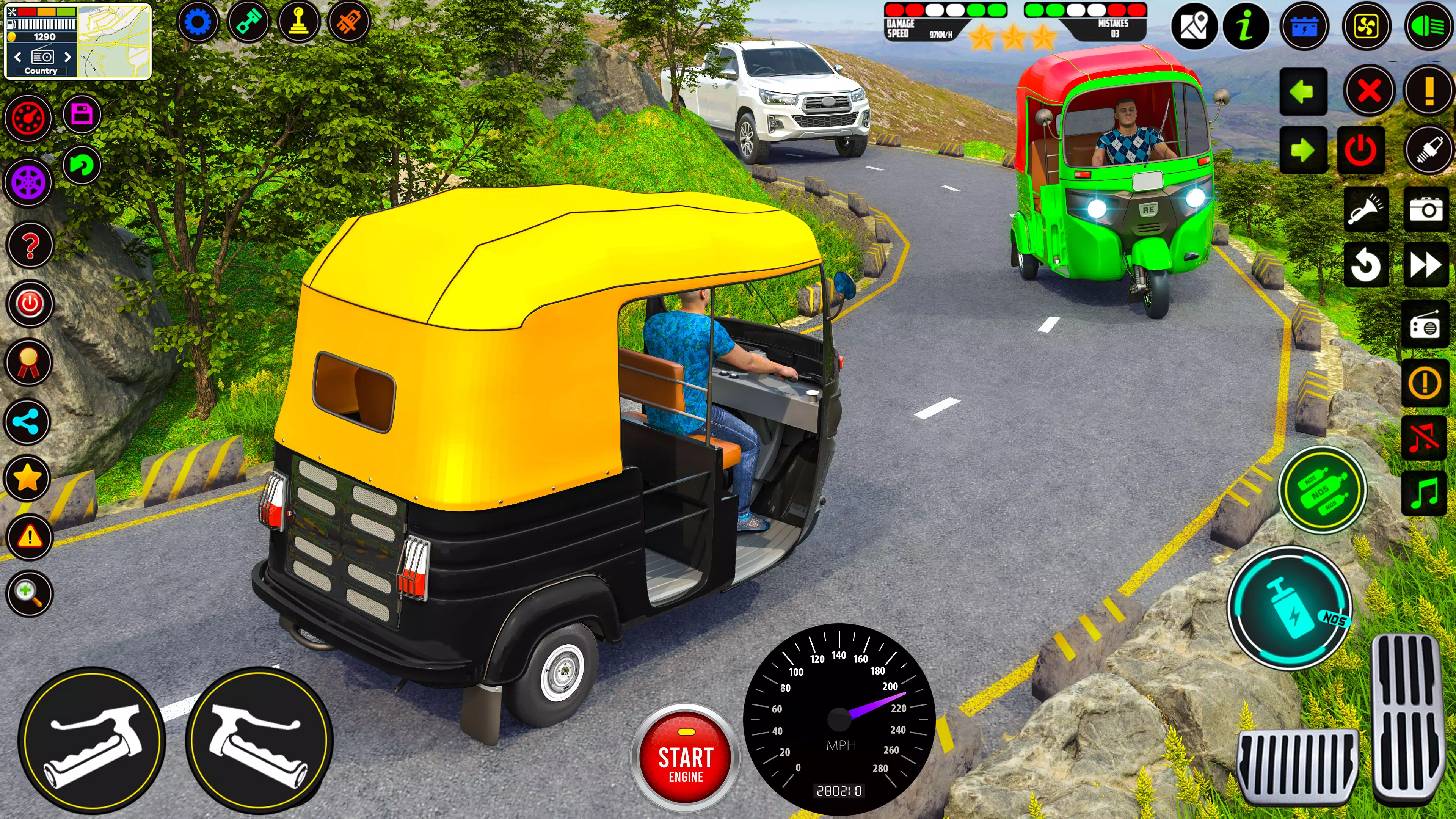 City Rickshaw Driving Games 3D Screenshots