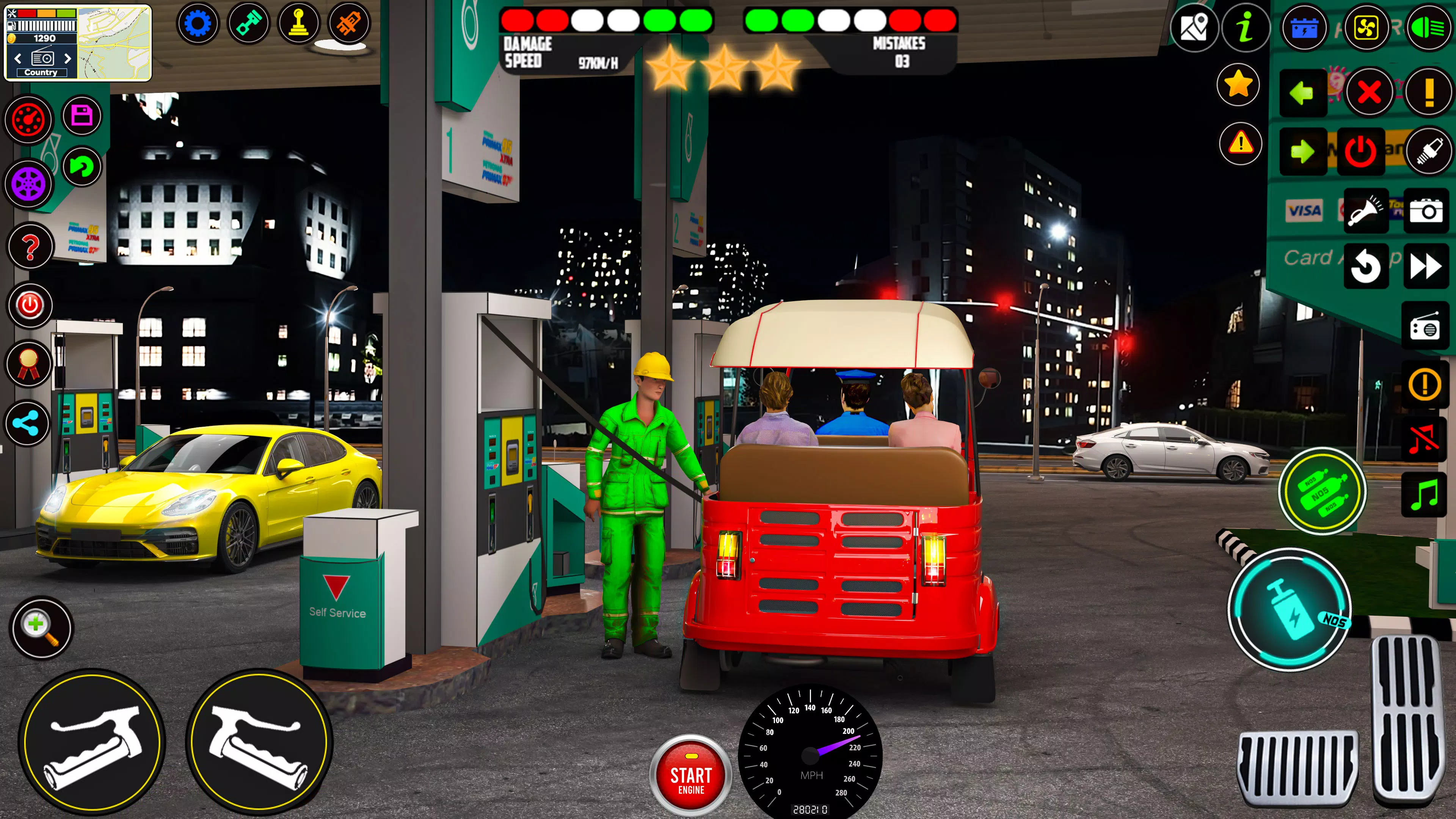 City Rickshaw Driving Games 3D Screenshots