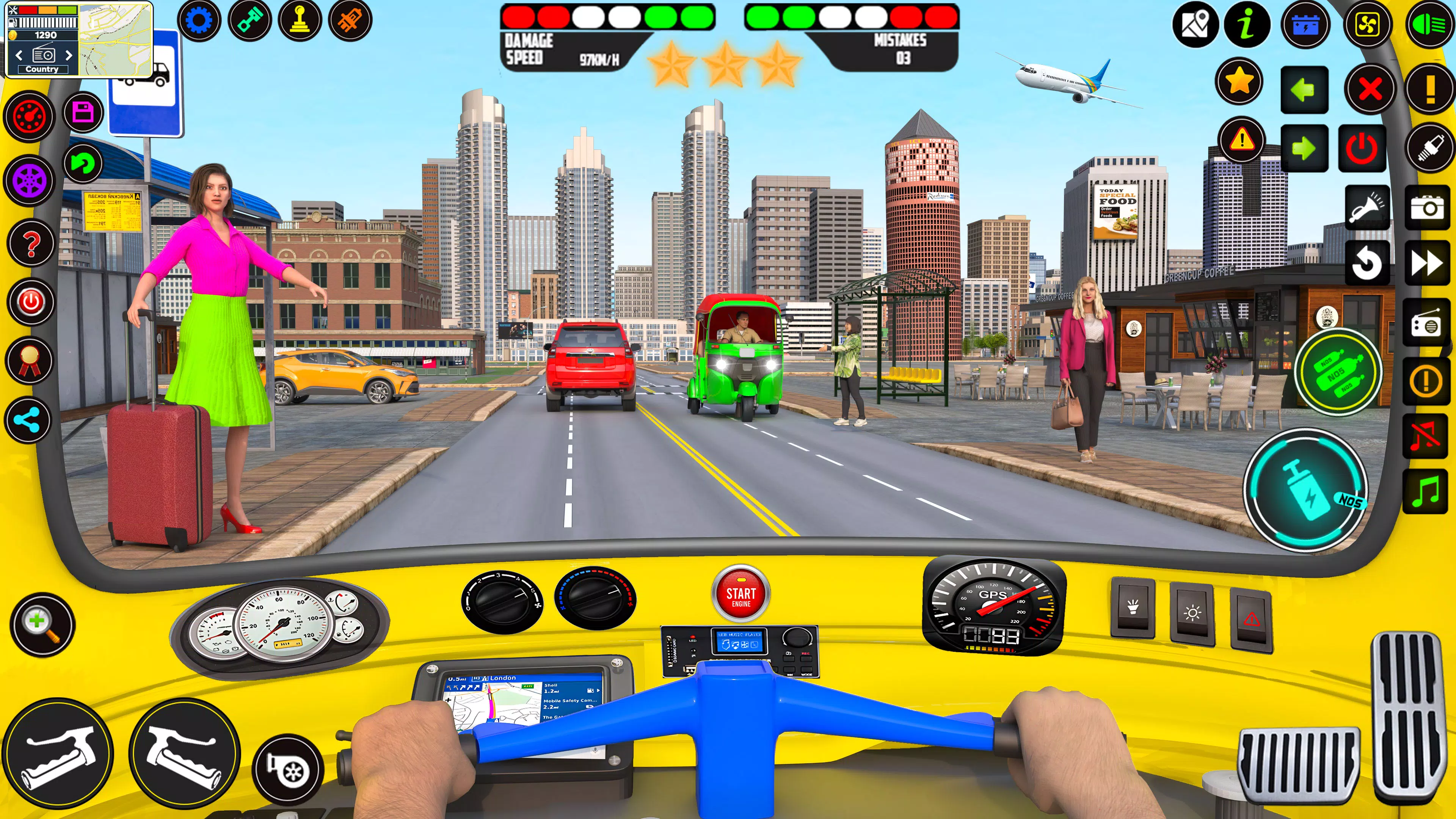 City Rickshaw Driving Games 3D Screenshots