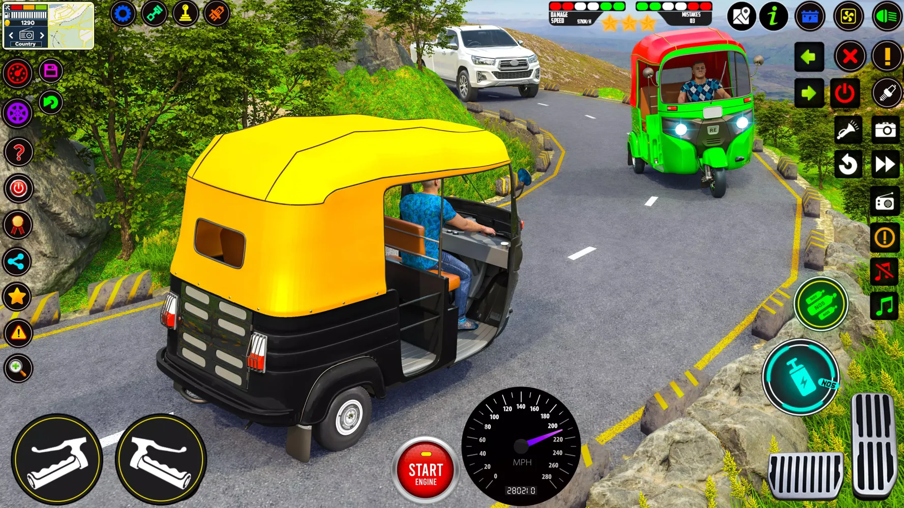 City Rickshaw Driving Games 3D سکرین شاٹس