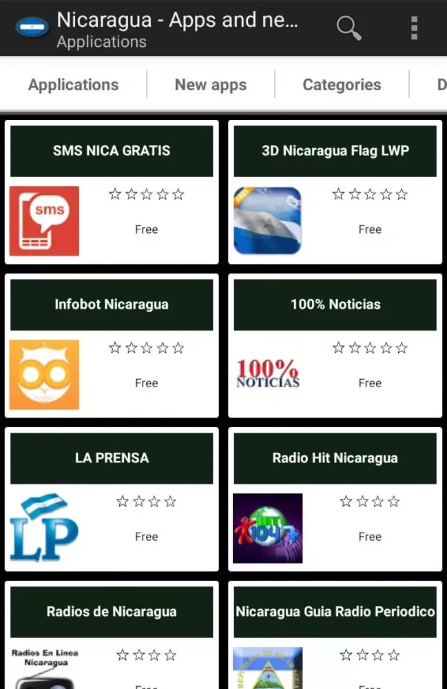 Nicaraguan apps and games سکرین شاٹس