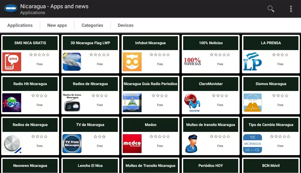 Nicaraguan apps and games سکرین شاٹس