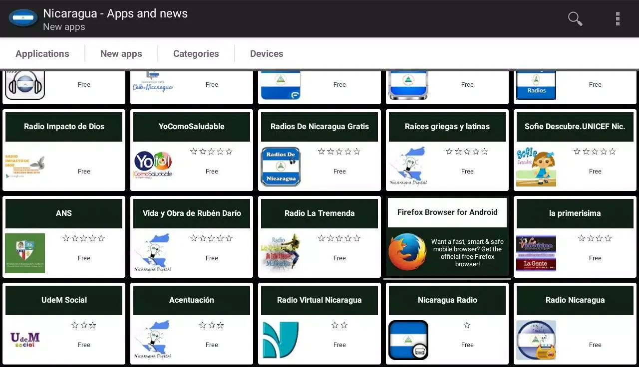 Nicaraguan apps and games سکرین شاٹس