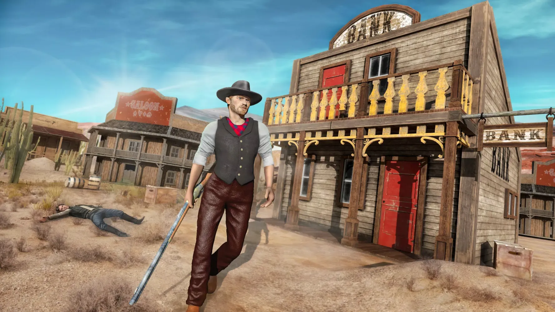 Captures d'écran de West Cowboy Gun Shooting