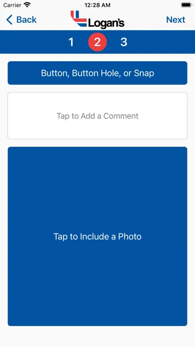 Logan’s SmartTRAK Repair App Screenshots