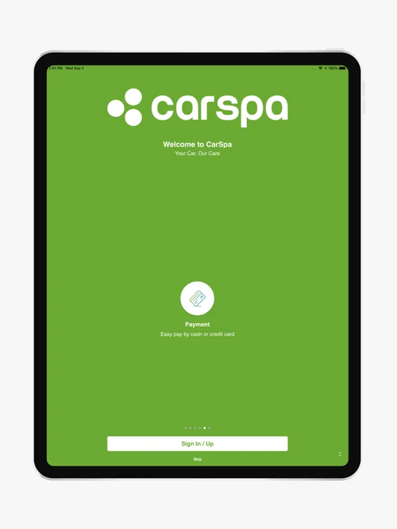 Capturas de tela do CarSpa - Your Car our Care iPad 