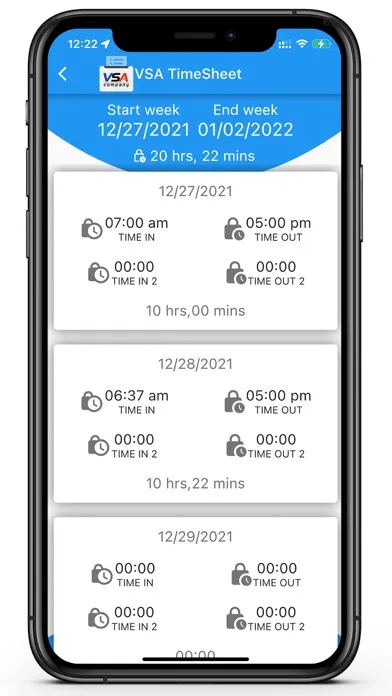 تصاویر VSA TimeSheet