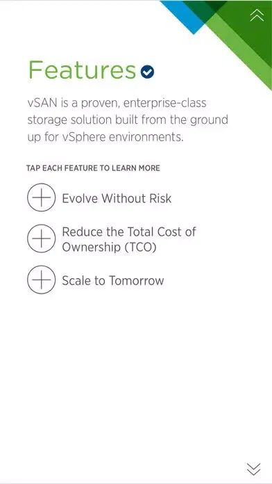 ภาพหน้าจอของ VMware vSAN Sales Readiness Briefcase for iPhone