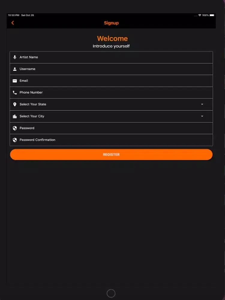 Vibespot for Artist iPad  スクリーンショット