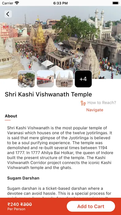 Captures d'écran de Kashi Darshan