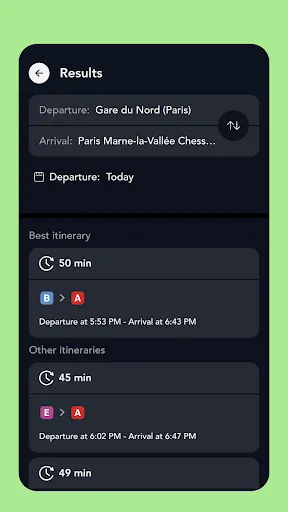 SNCF Connect: Trains & trips Screenshots