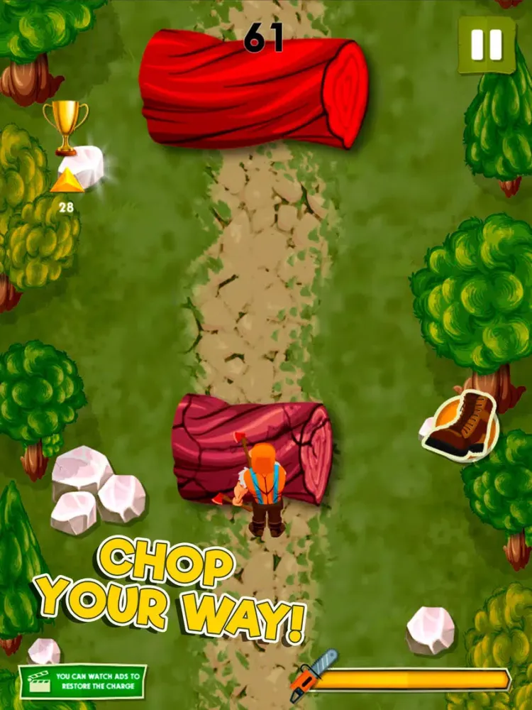 Capturas de pantalla de Crazy Tree Chopper iPad 