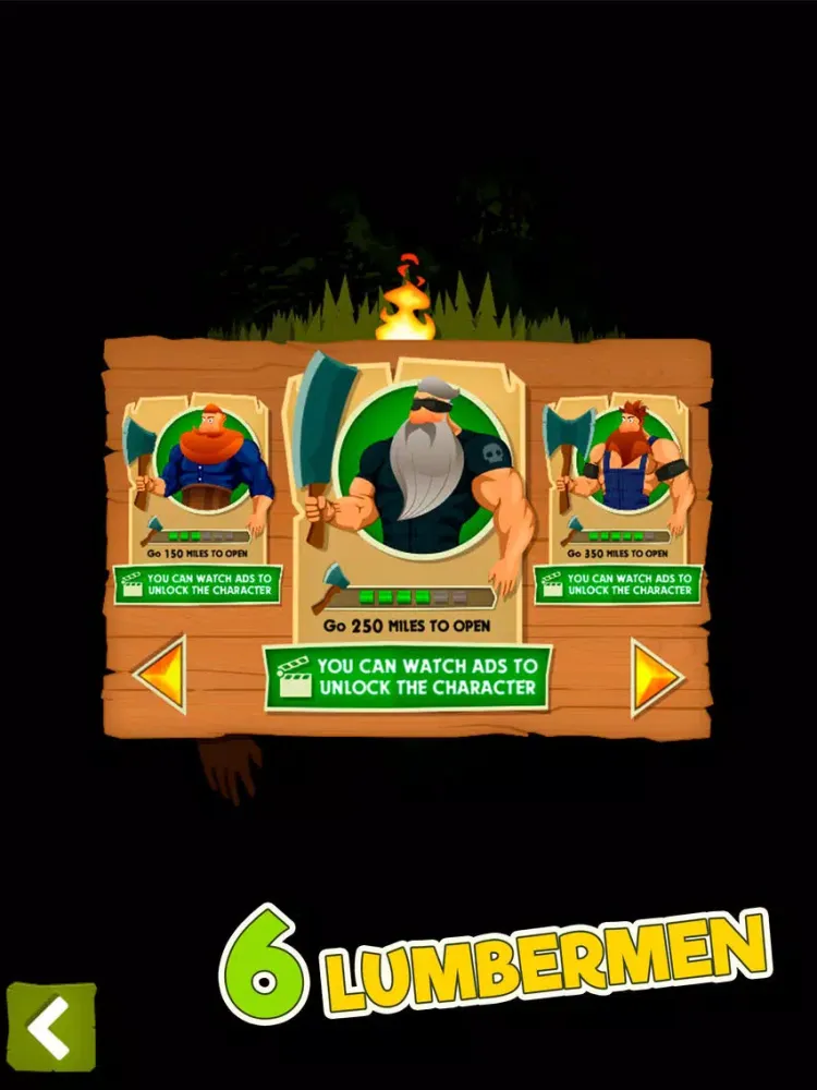 Capturas de pantalla de Crazy Tree Chopper iPad 