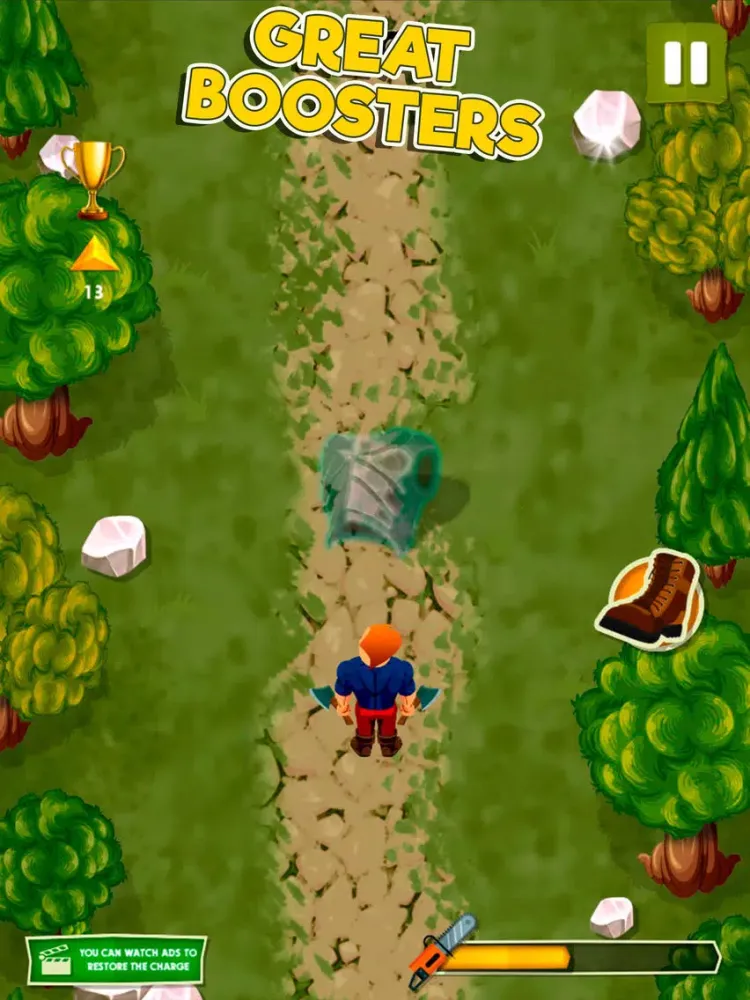Capturas de pantalla de Crazy Tree Chopper iPad 