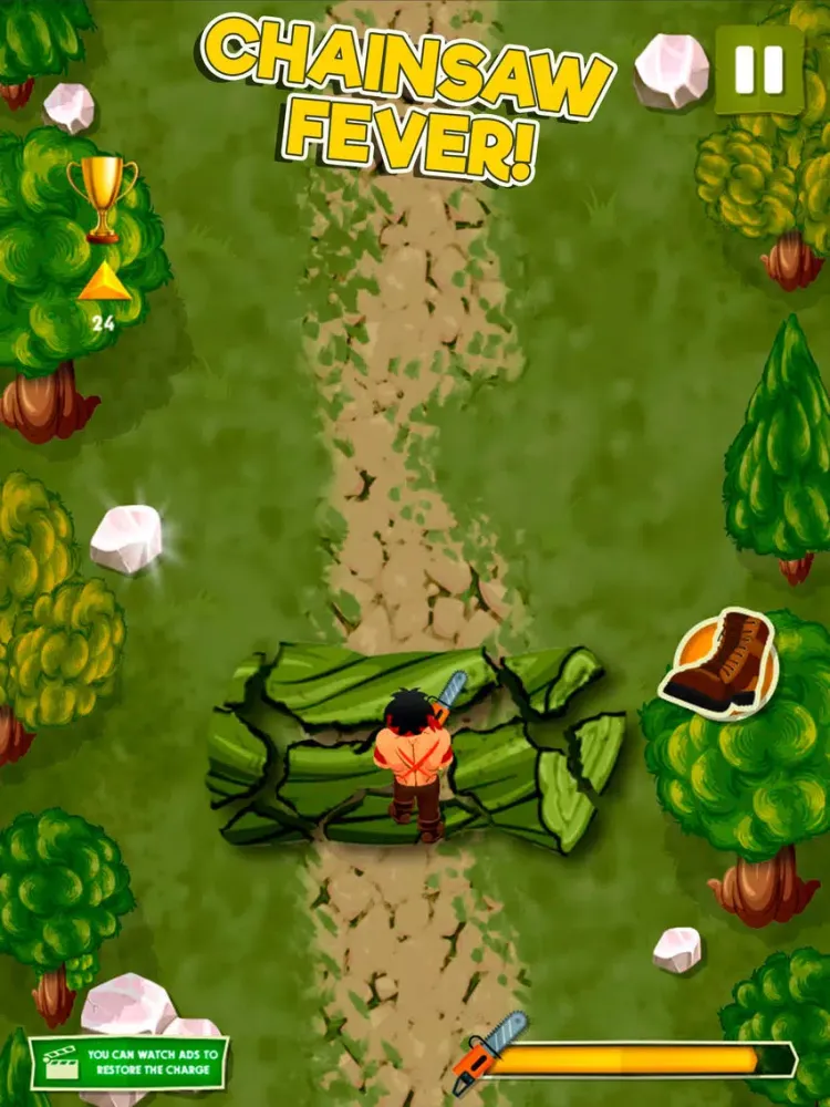 Capturas de pantalla de Crazy Tree Chopper iPad 