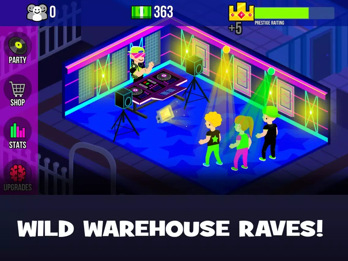 Screenshot di Night Party Idle Game iPad 