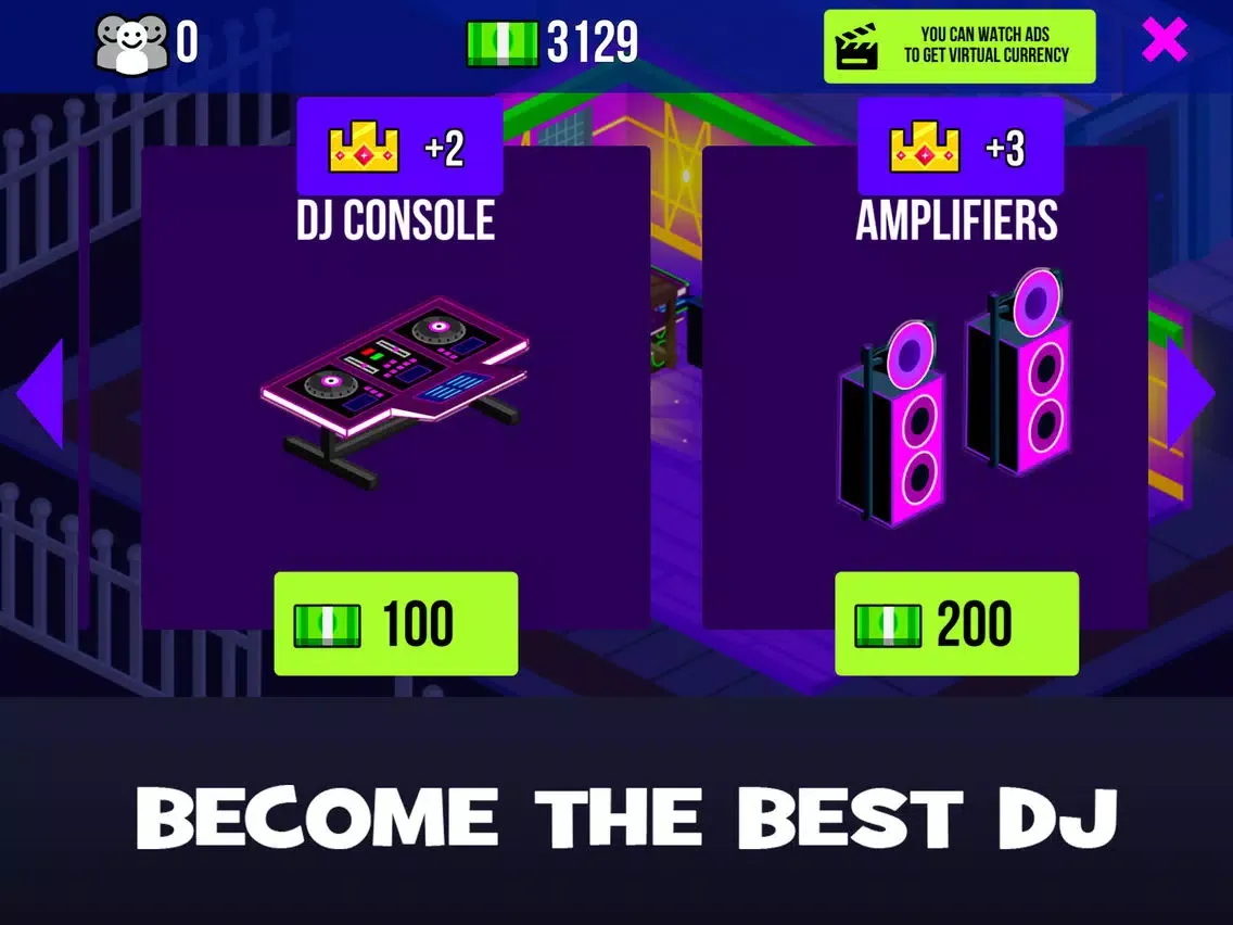 Screenshot di Night Party Idle Game iPad 