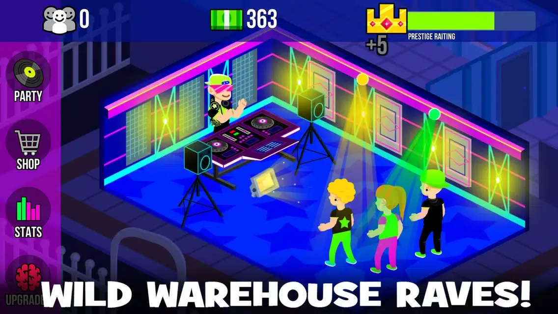 Screenshot di Night Party Idle Game