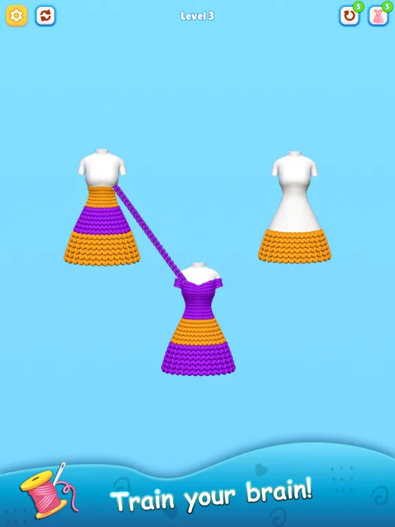 Knitting Puzzle - Color Sort iPad  스크린샷