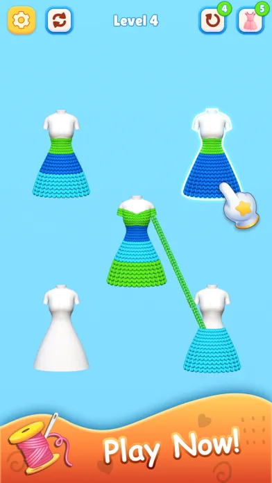 Knitting Puzzle - Color Sort 스크린샷