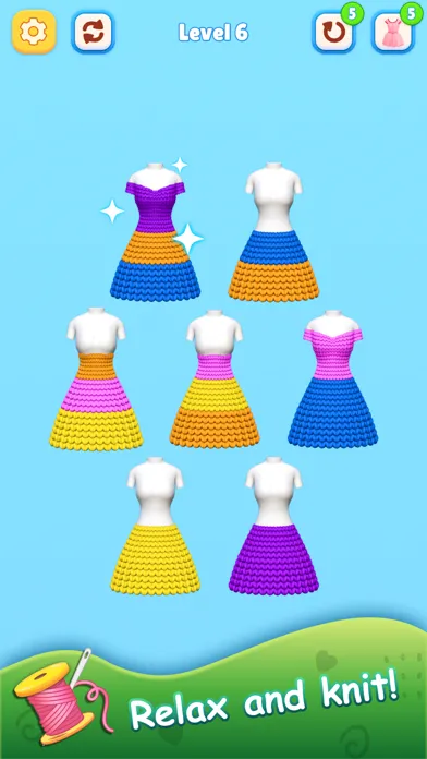Knitting Puzzle - Color Sort 스크린샷