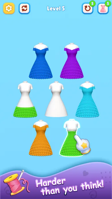 Knitting Puzzle - Color Sort 스크린샷