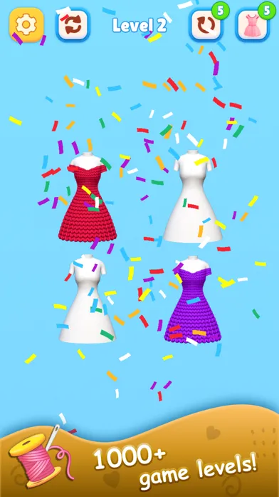 Knitting Puzzle - Color Sort 스크린샷