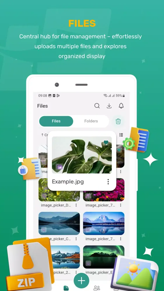Screenshot di vShare : File transfer app