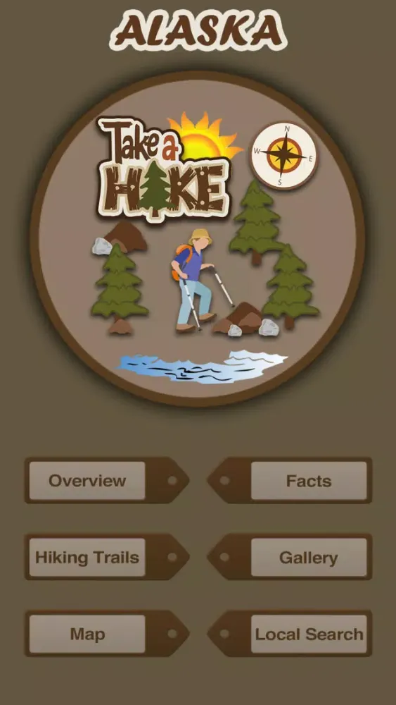 Alaska Hiking Trails Screenshots