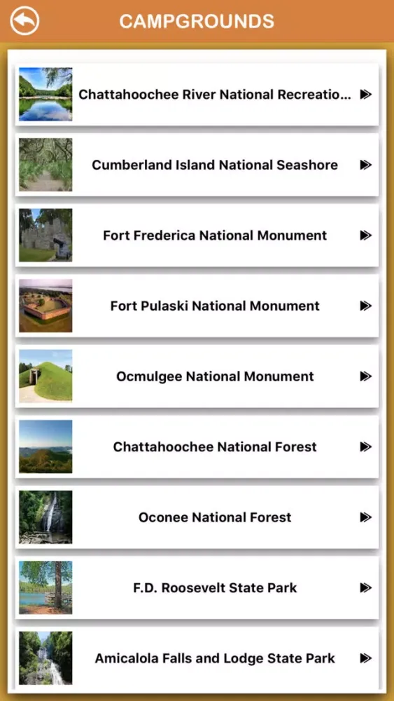 Скриншоты Georgia National Parks