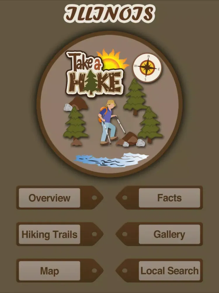 Screenshot di Illinois Hiking Trails iPad 