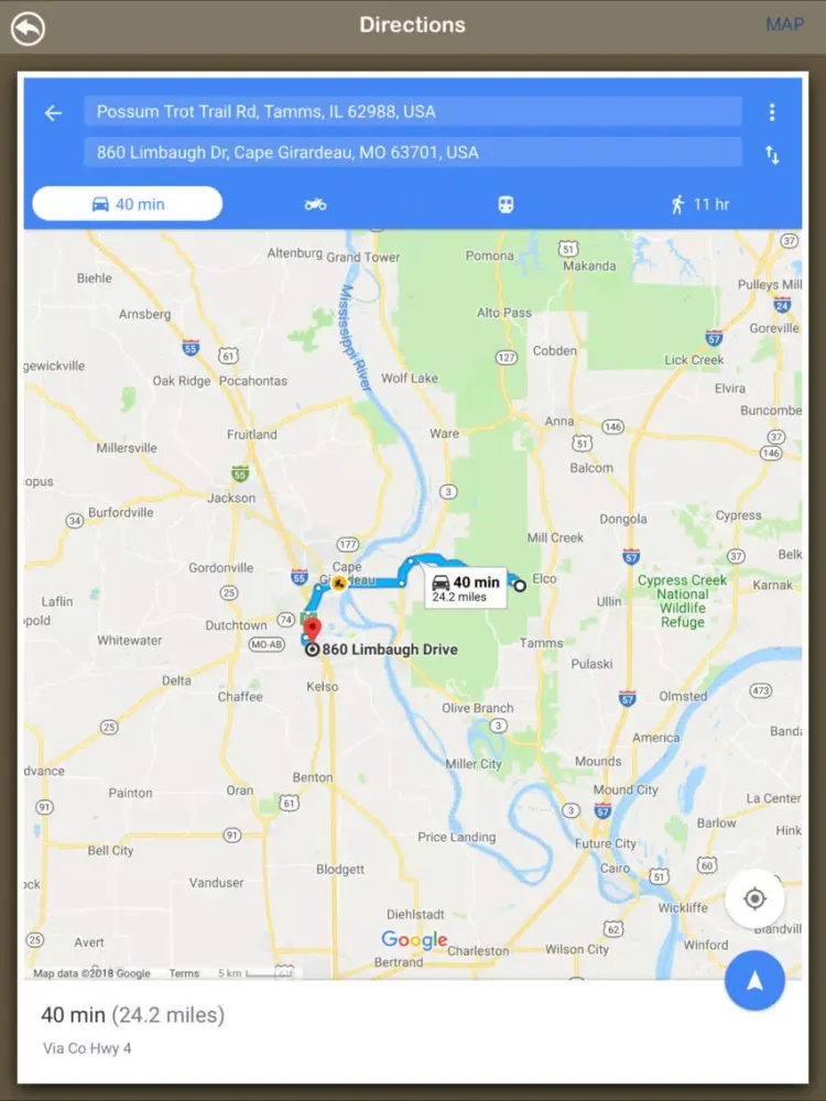 Screenshot di Illinois Hiking Trails iPad 