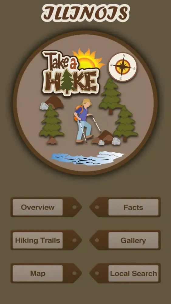 Screenshot di Illinois Hiking Trails