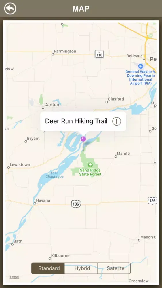 Screenshot di Illinois Hiking Trails