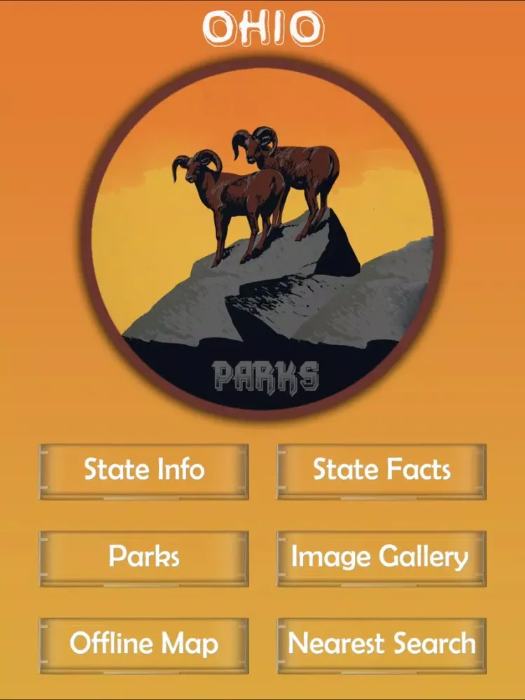 ภาพหน้าจอของ Ohio National Parks iPad 