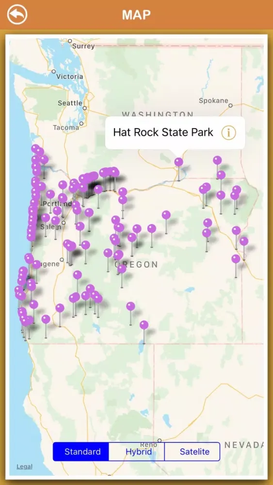 Oregon National Parks应用截图