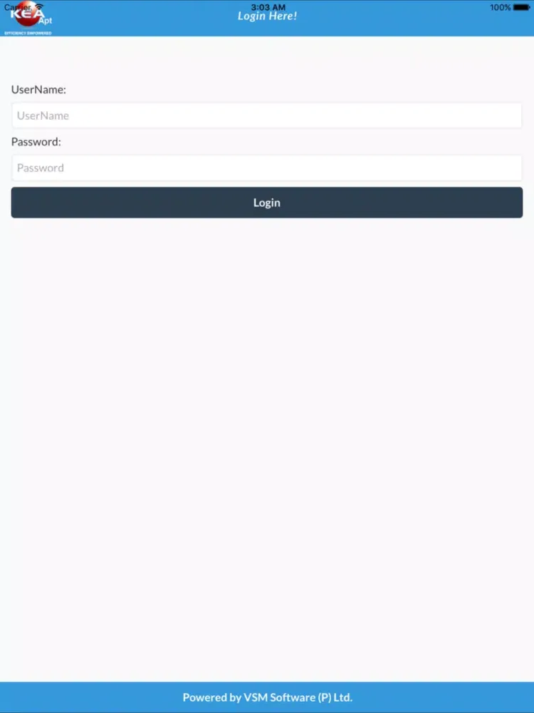 Ảnh chụp màn hình của KEAPRO iPad 
